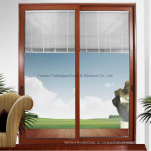Janelas e portas deslizantes de alumínio personalizadas do vidro laminado da segurança de Feelingtop (FT-D80 / 126)